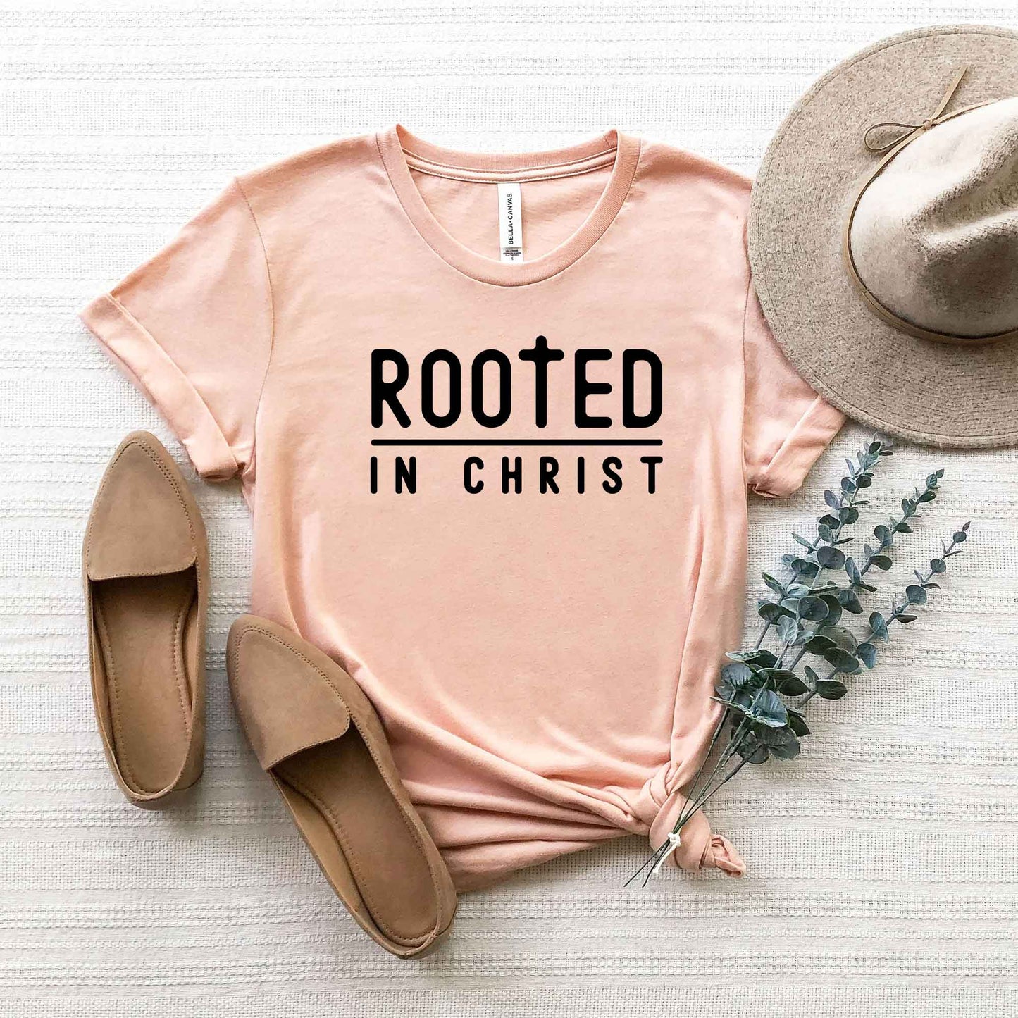 Rooted In Christ | Short Sleeve Crew Neck