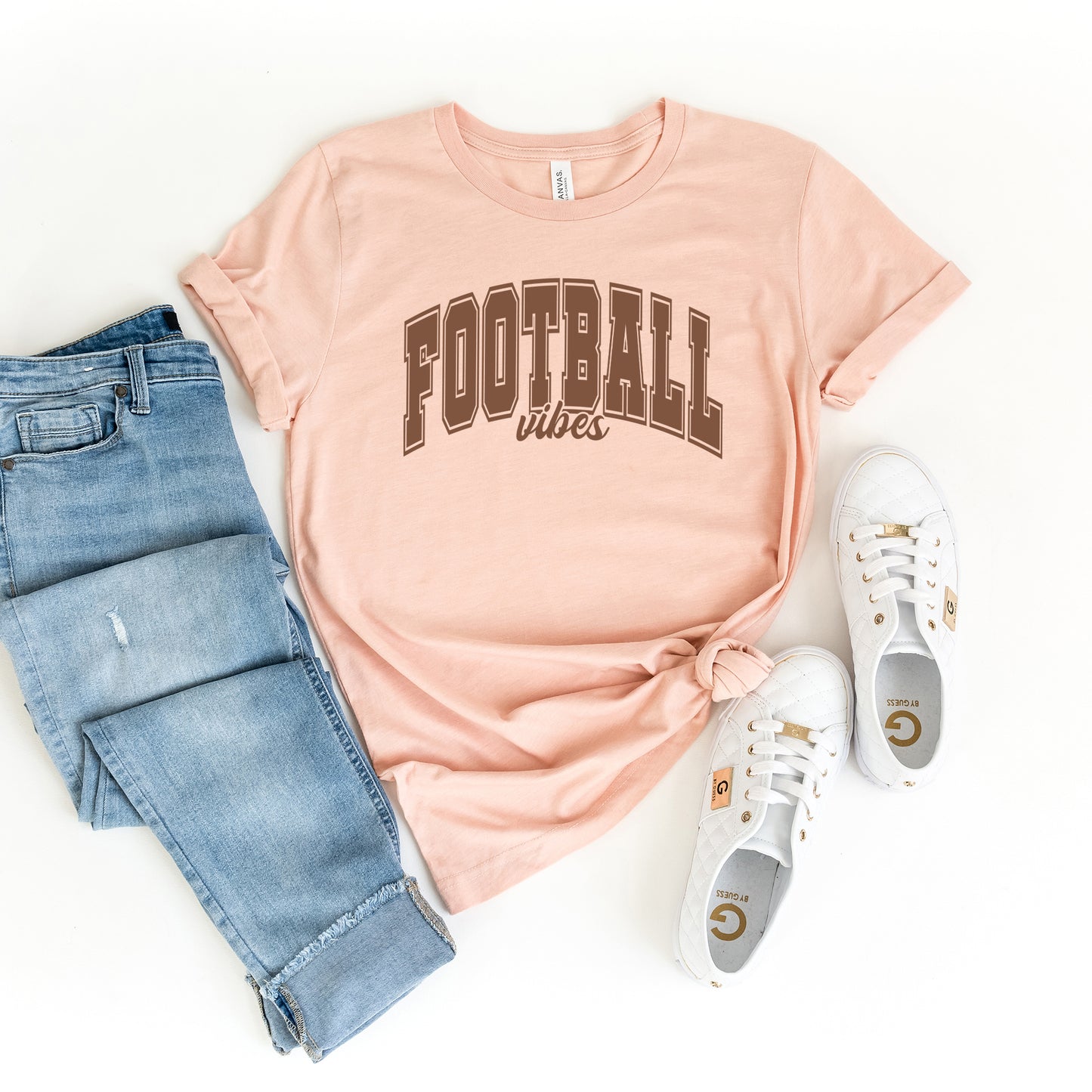 Varsity Football Vibes | Short Sleeve Crew Neck