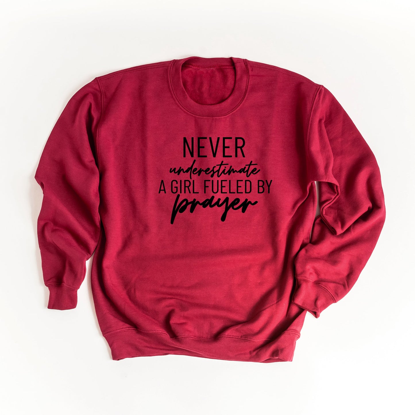 Never Underestimate A Girl | Sweatshirt