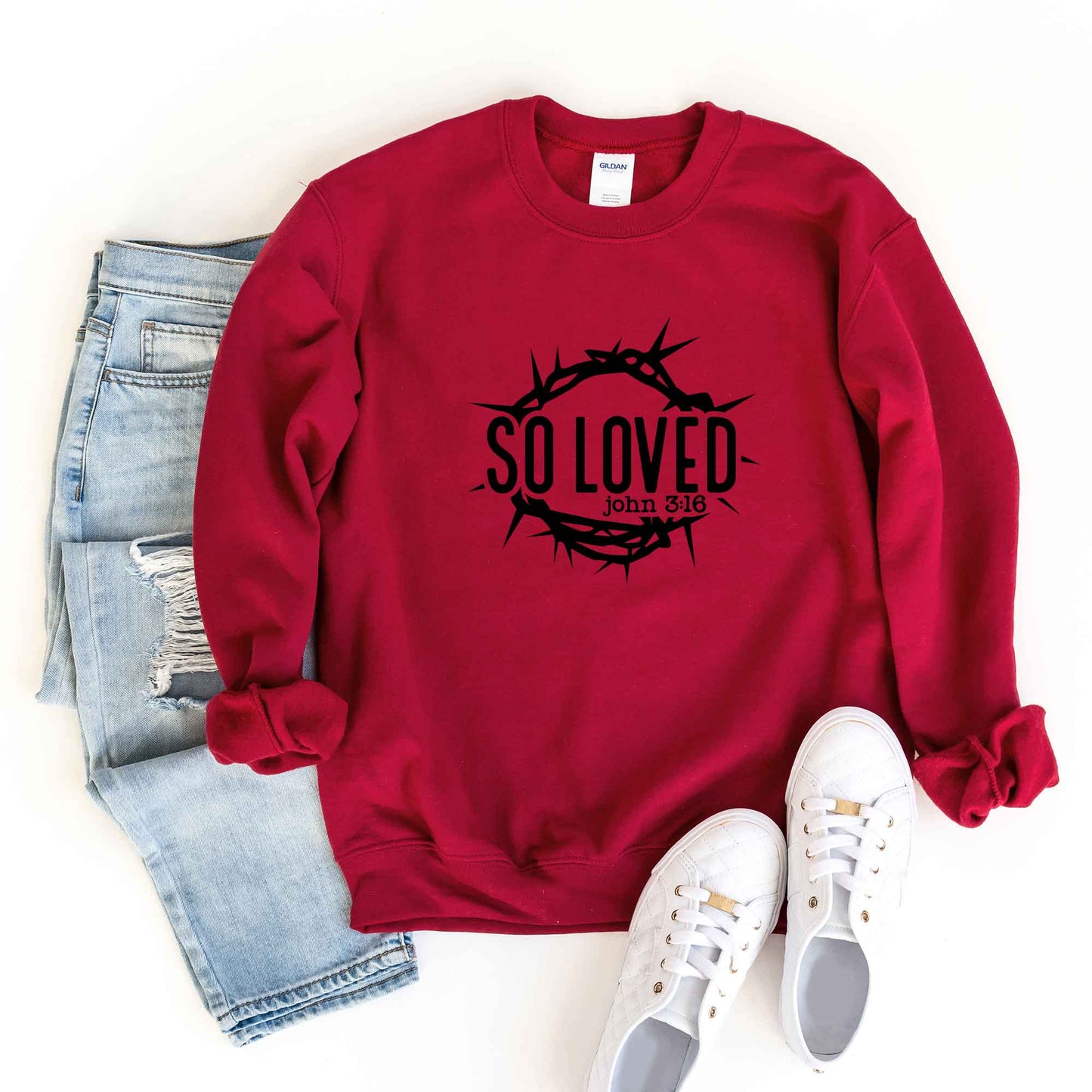 So Loved Scripture | Sweatshirt