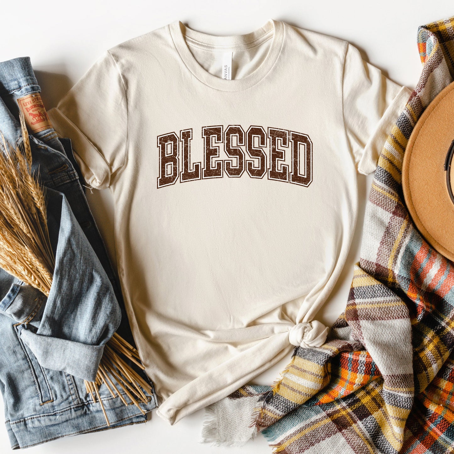 Blessed Grunge | Short Sleeve Crew Neck