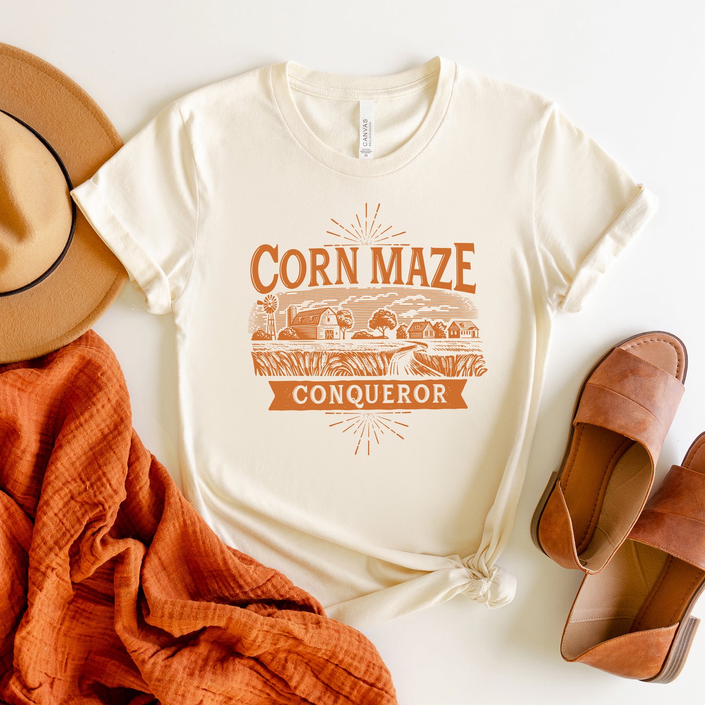 Corn Maze Conqueror | Short Sleeve Crew Neck