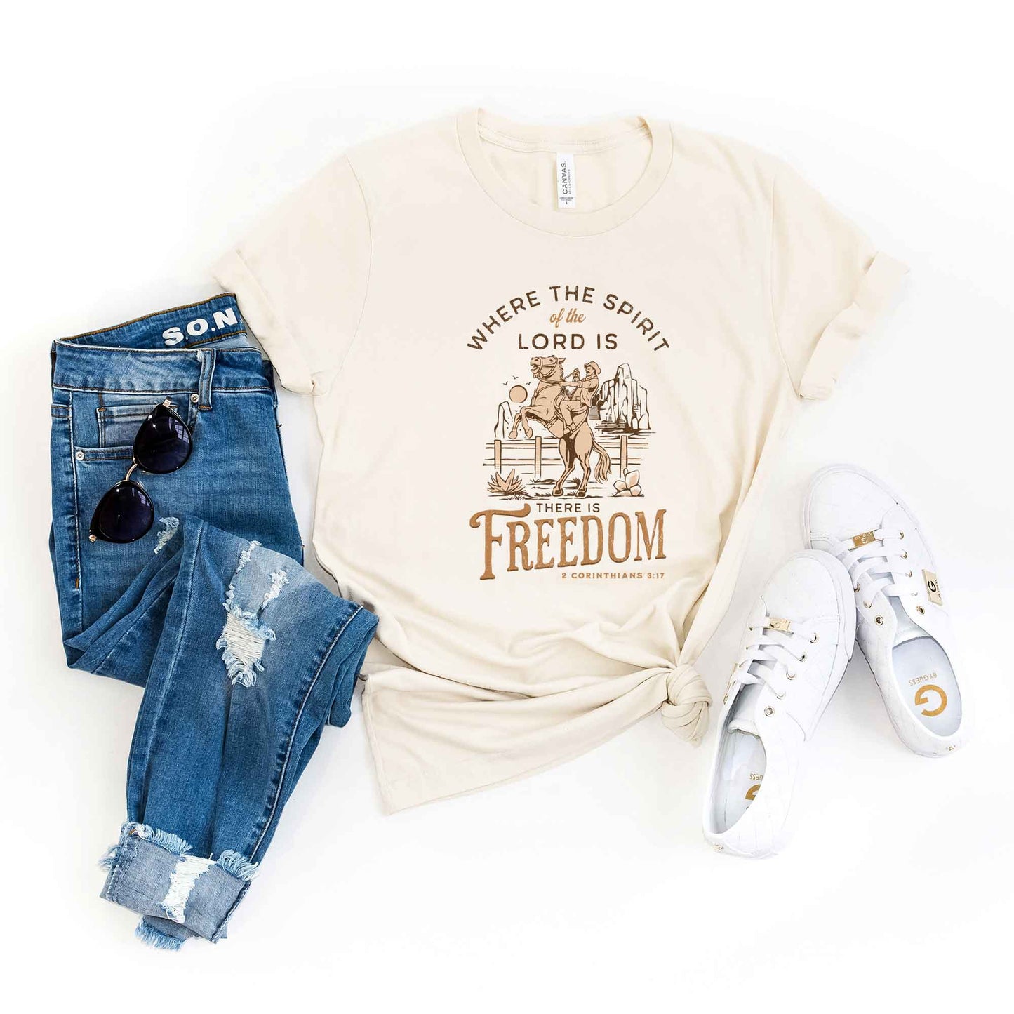 Spirit of the Lord Freedom | Short Sleeve Crew Neck