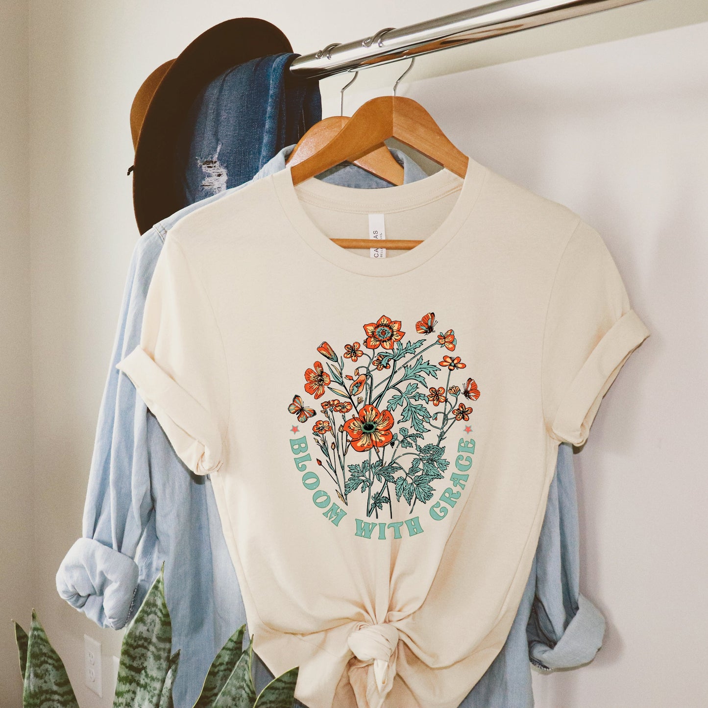Bloom With Grace | Short Sleeve Crew Neck
