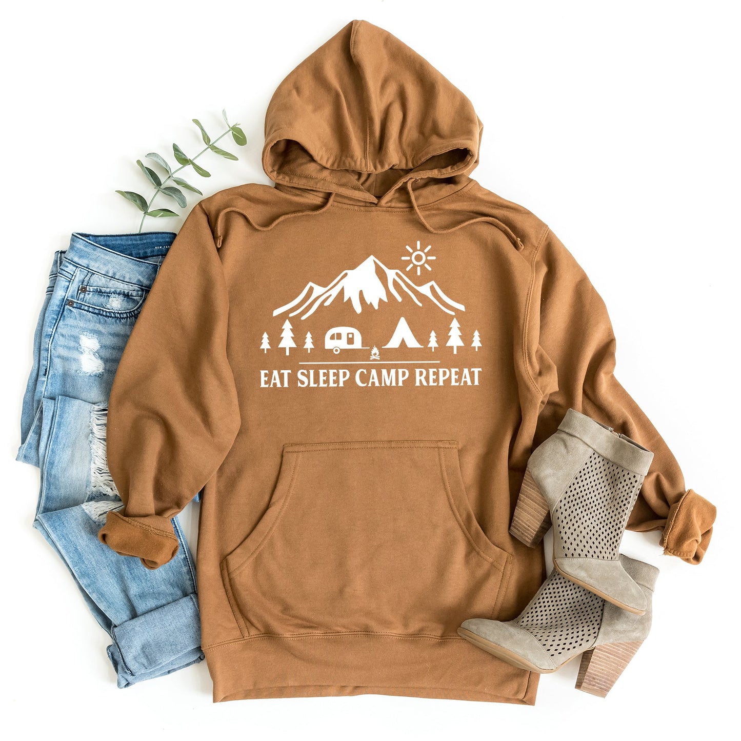 Eat Sleep Camp Repeat | Hoodie