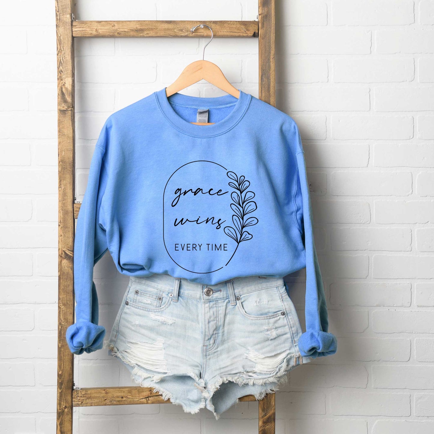 Grace Wins Every Time | Sweatshirt