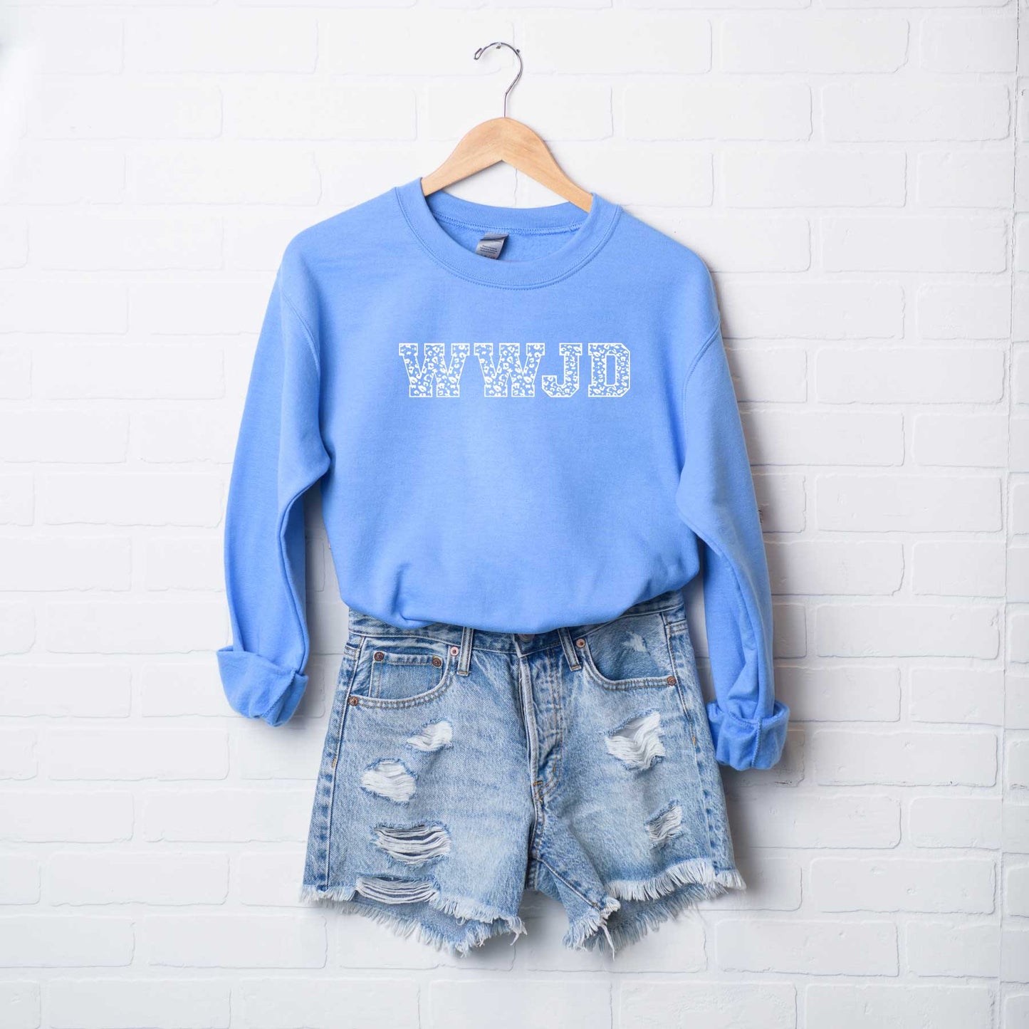 WWJD Leopard | Sweatshirt