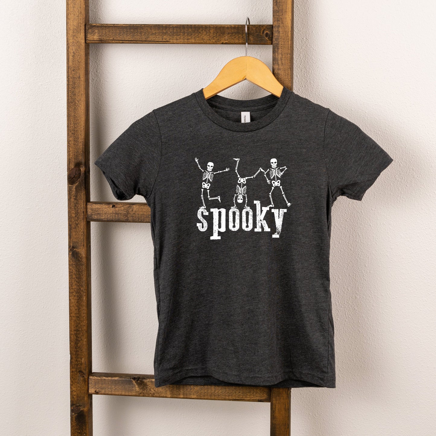 Spooky Dancing Skeletons | Toddler Short Sleeve Crew Neck