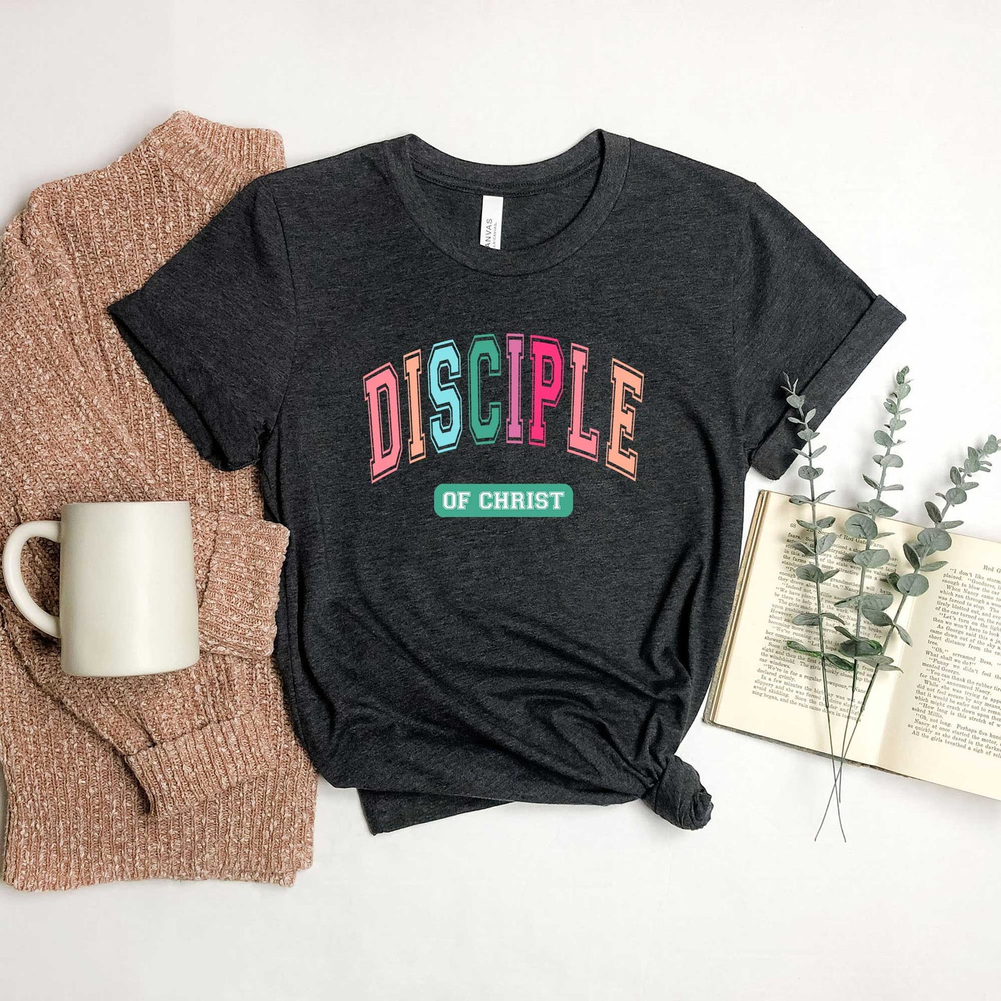 Disciple Block Colorful | Short Sleeve Crew Neck