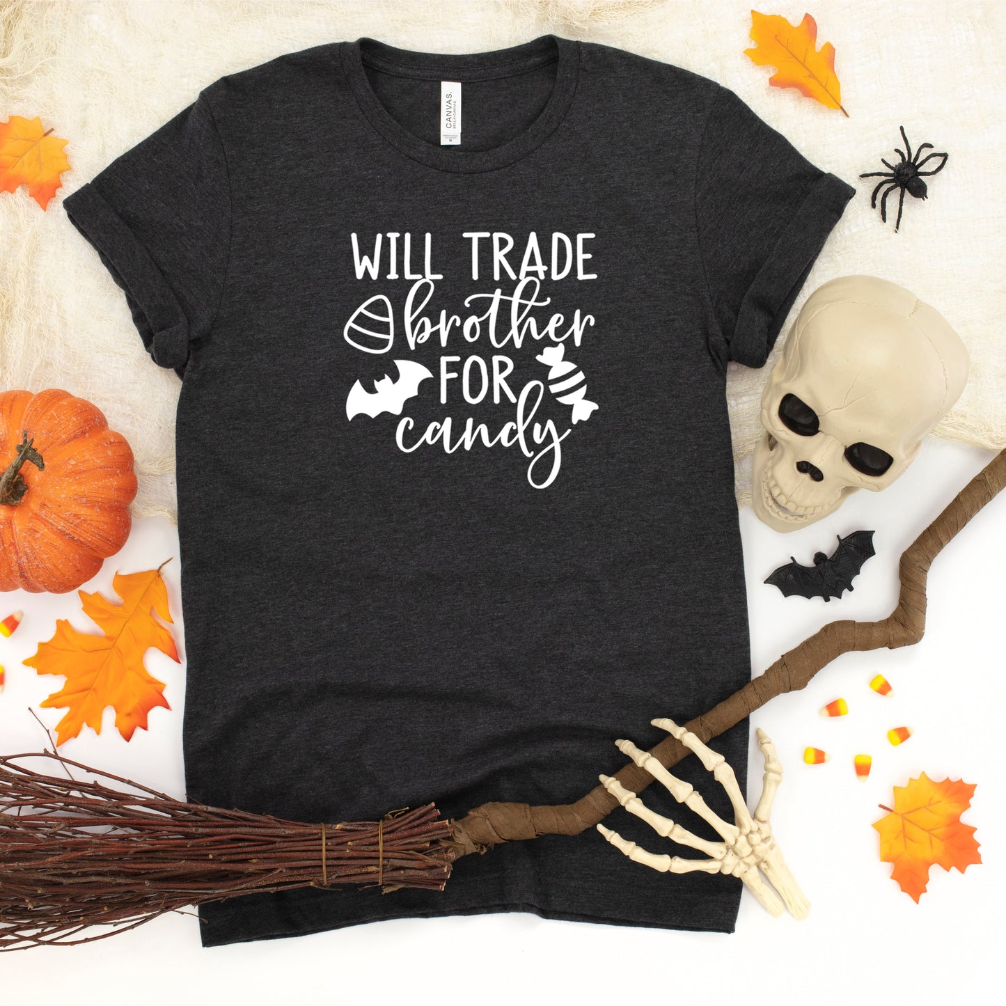Will Trade Brother For Candy | Youth Short Sleeve Crew Neck