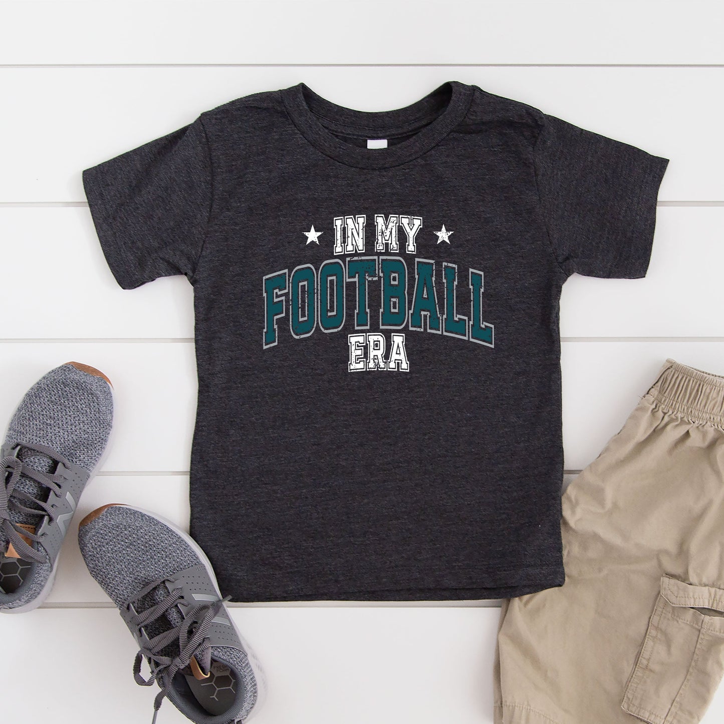 In My Football Era - Green | Youth Graphic Short Sleeve Tee