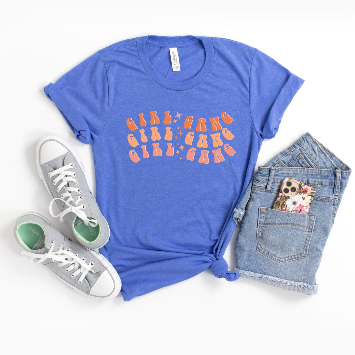 Girl Gang Wavy | Youth Short Sleeve Crew Neck