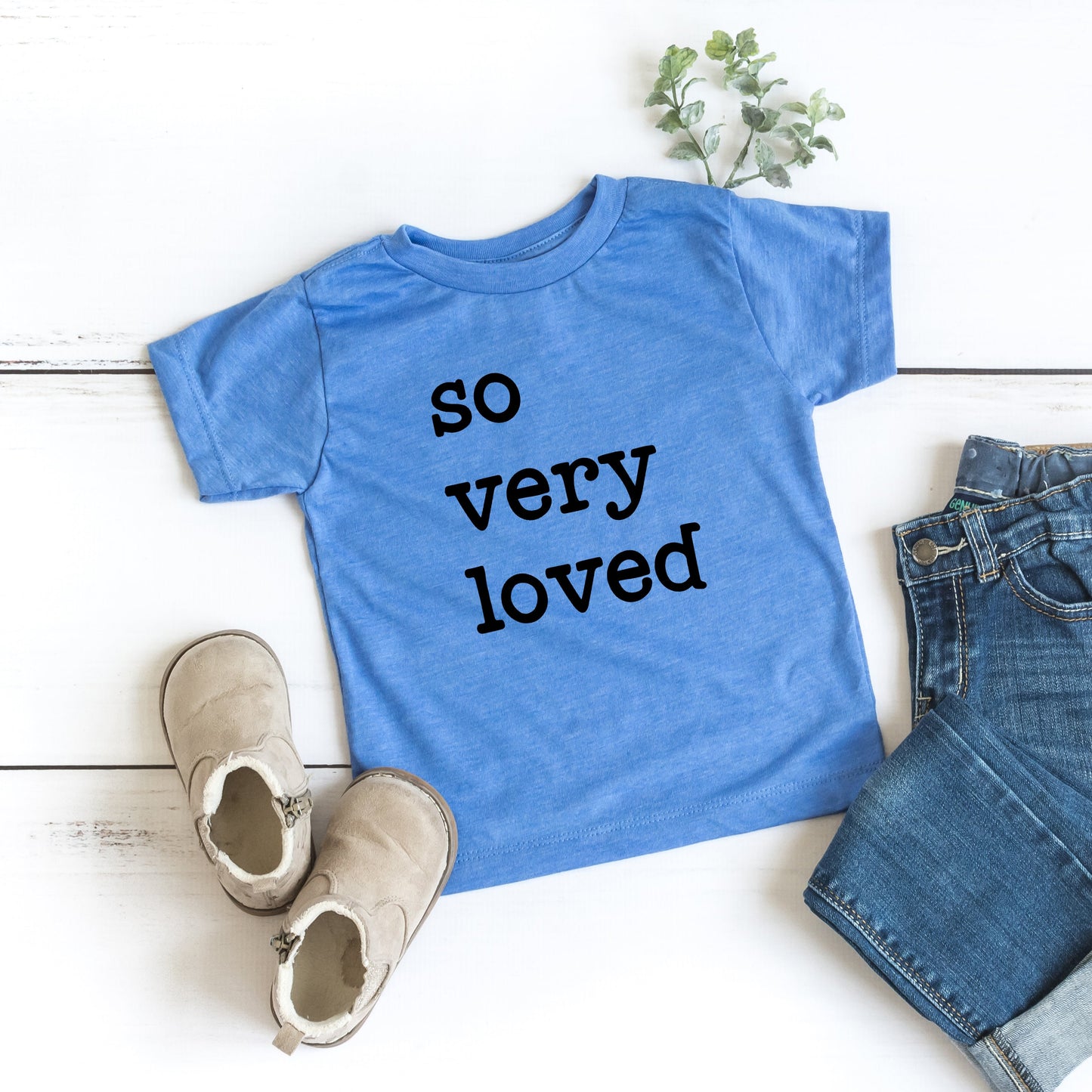 So Very Loved | Toddler Short Sleeve Crew Neck
