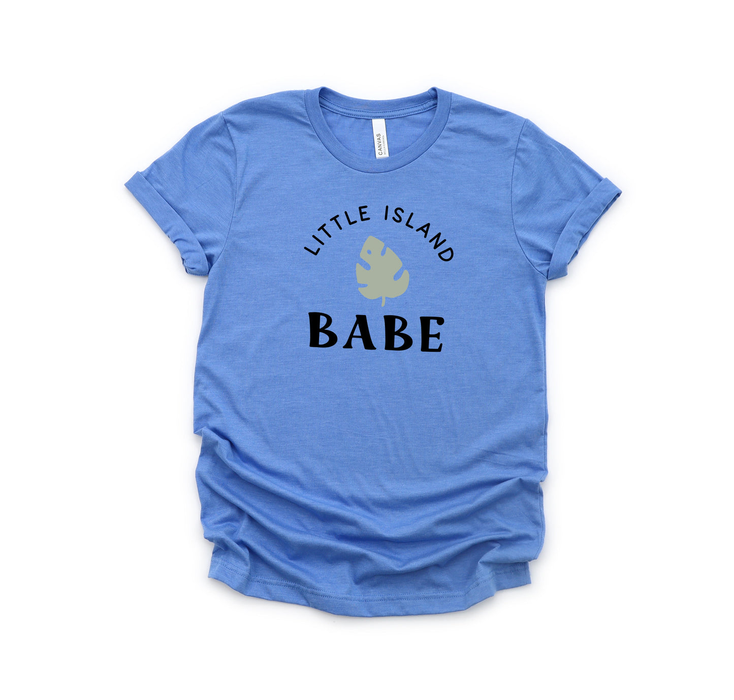 Little Island Babe | Toddler Short Sleeve Crew Neck