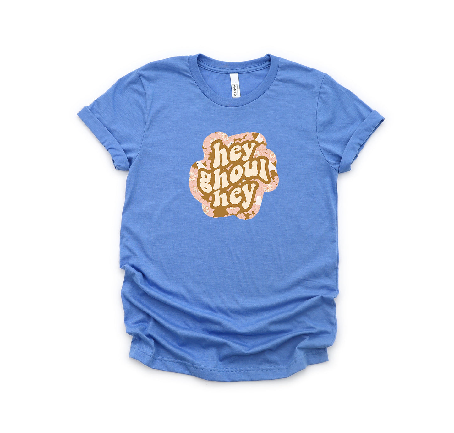 Hey Ghoul Hey Colorful | Toddler Short Sleeve Crew Neck