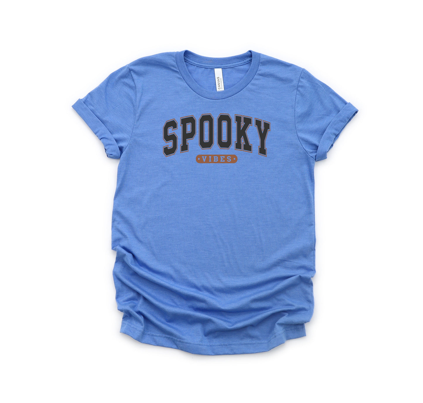 Varsity Spooky Vibes | Toddler Short Sleeve Crew Neck