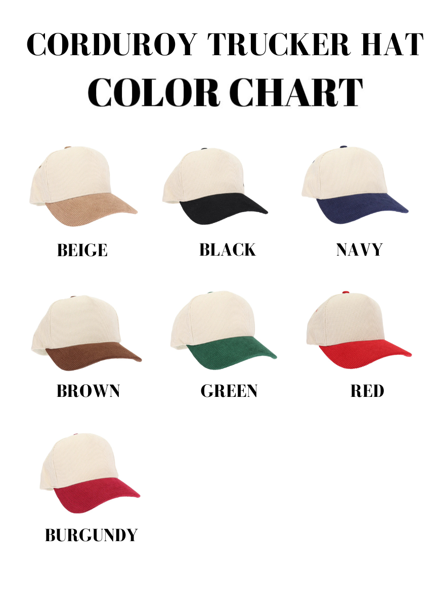 Weekends Coffee Dance Comps - Women's Corduroy Trucker Hat