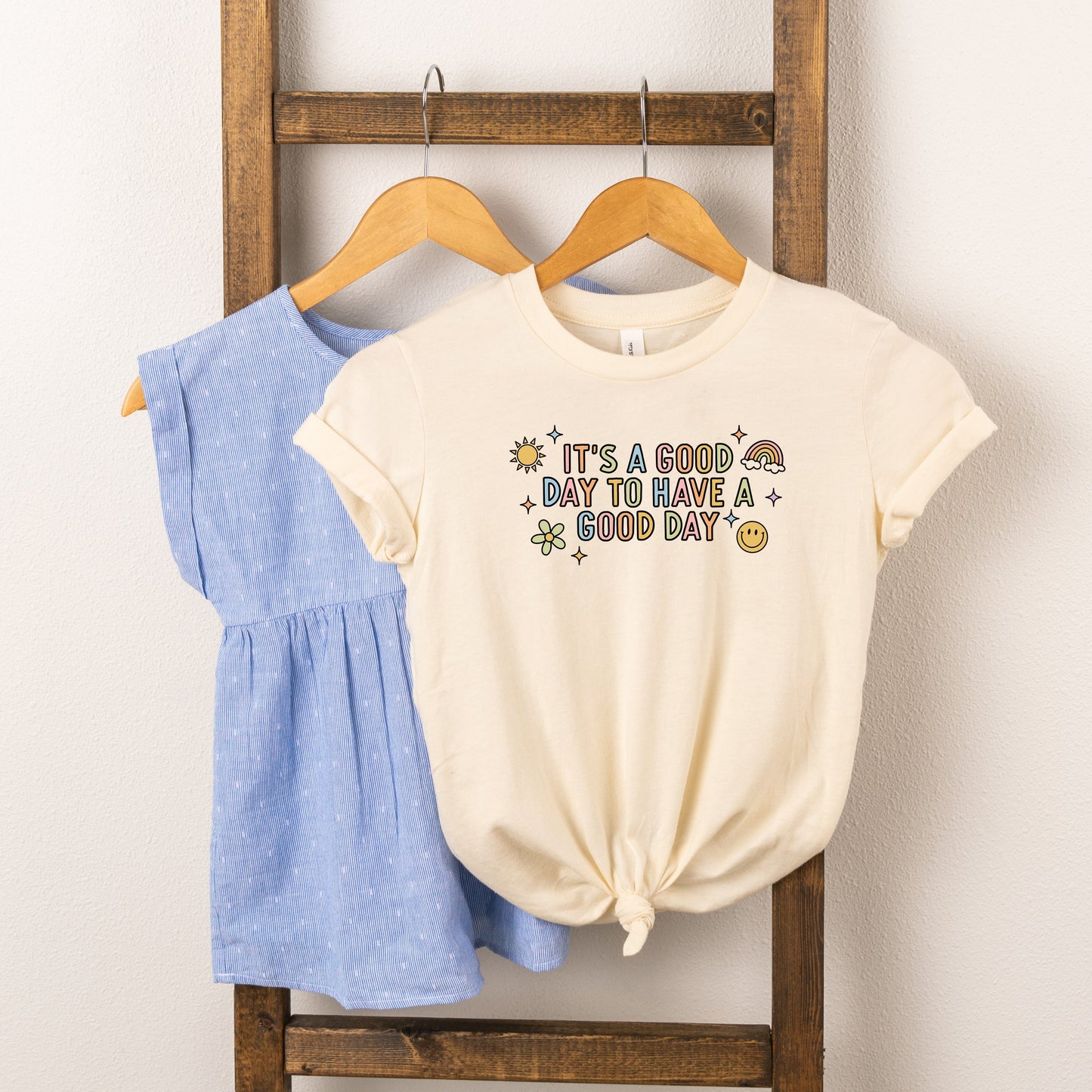 It's A Good Day To Have A Good Day Colorful | Toddler Short Sleeve Crew Neck