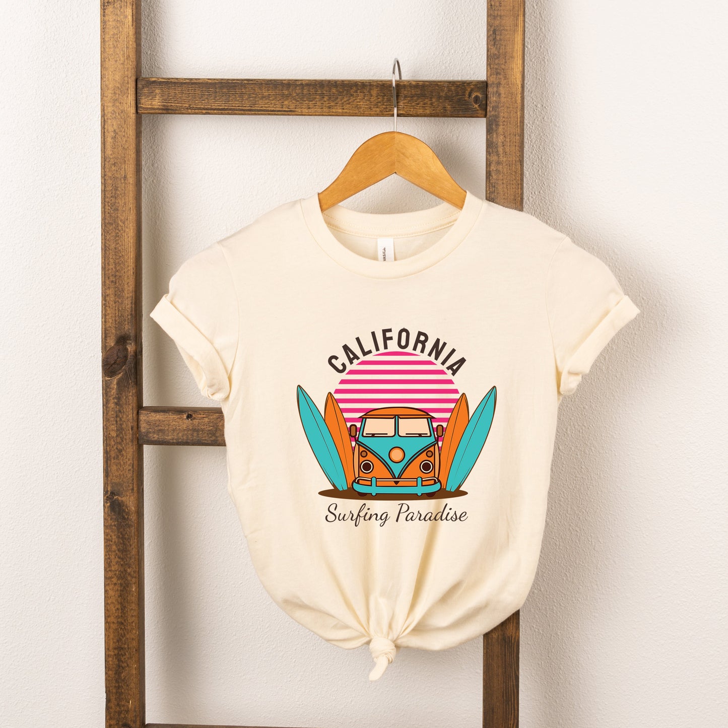 California Surfing Paradise | Youth Short Sleeve Crew Neck