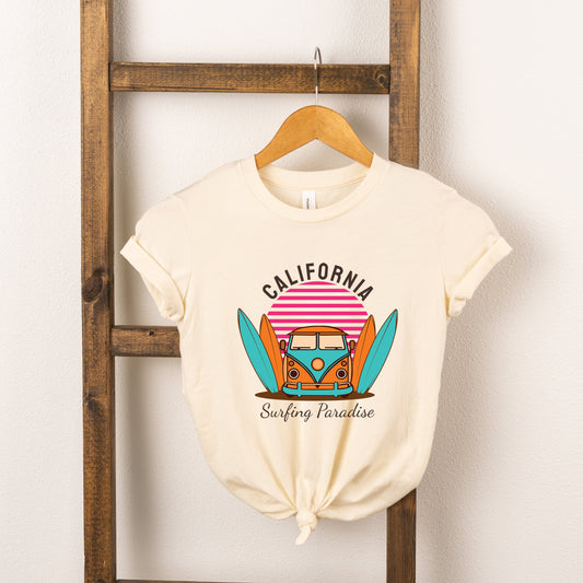 California Surfing Paradise | Youth Short Sleeve Crew Neck