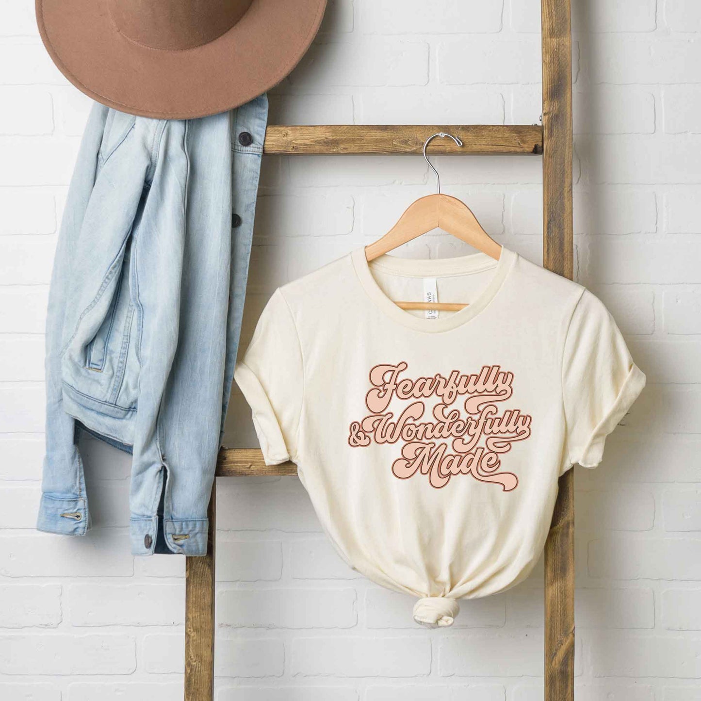 Retro Fearfully And Wonderfully Made | Short Sleeve Crew Neck