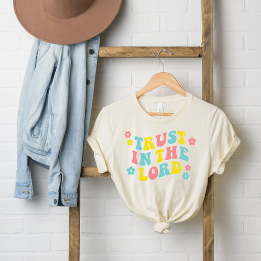 Trust In The Lord Retro | Short Sleeve Crew Neck