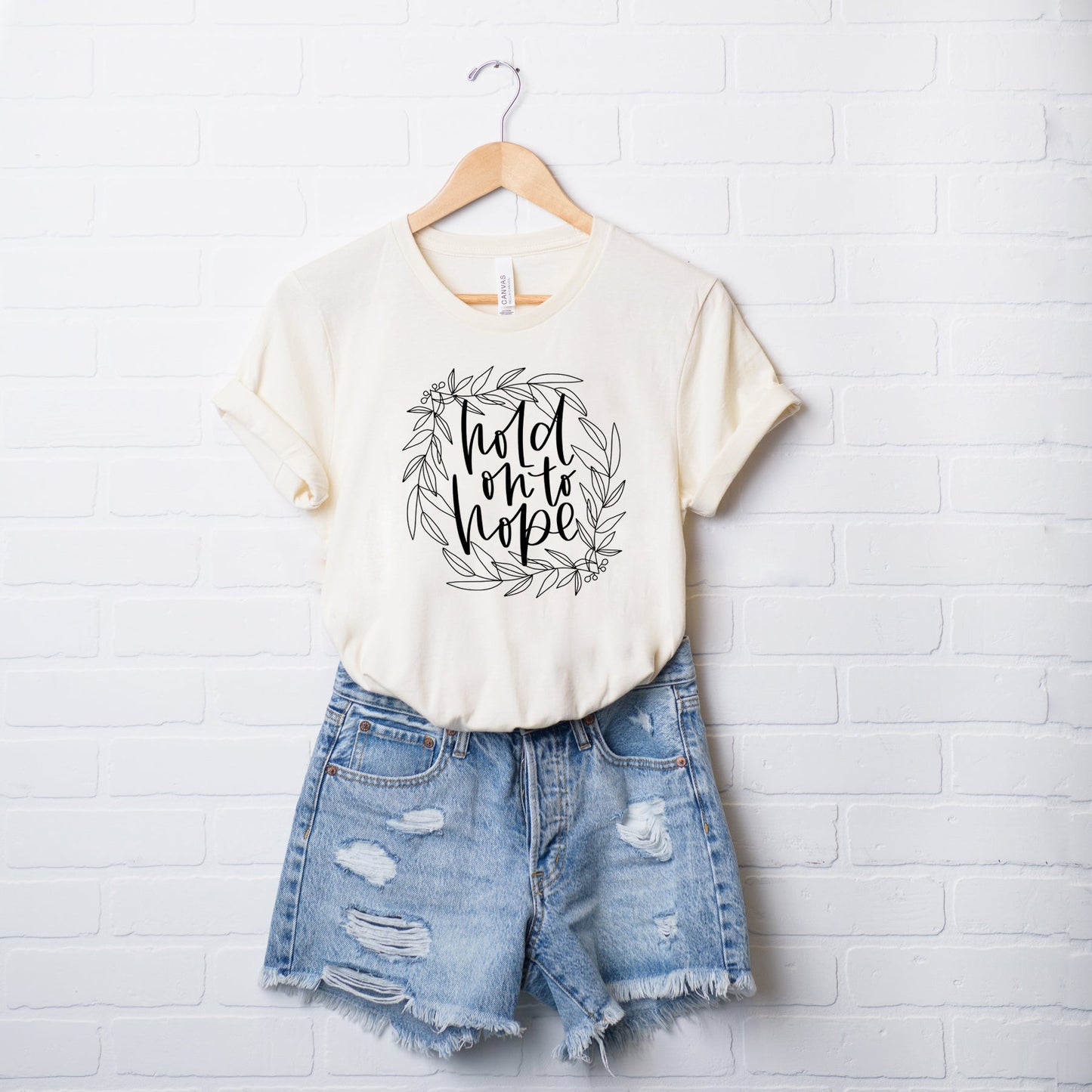 Hold On To Hope | Short Sleeve Crew Neck