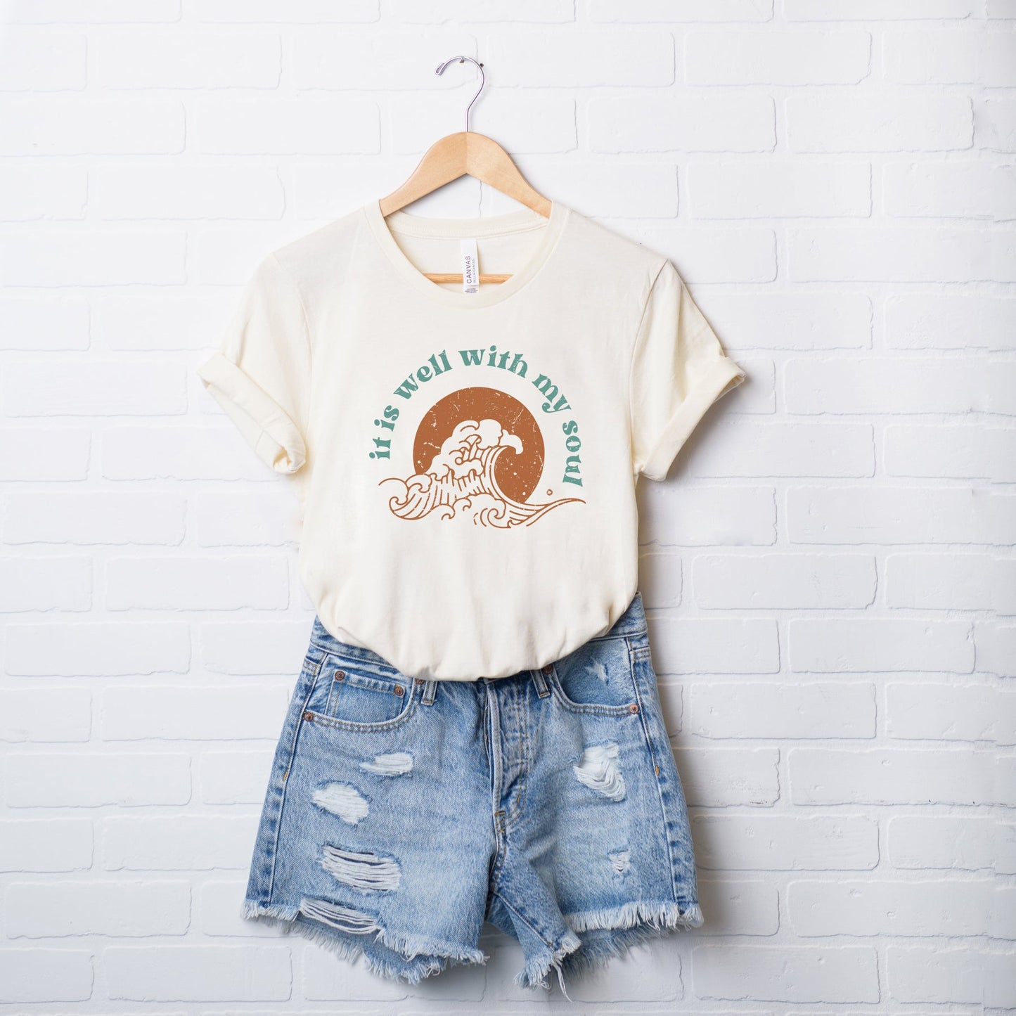 It Is Well Colorful | Short Sleeve Crew Neck