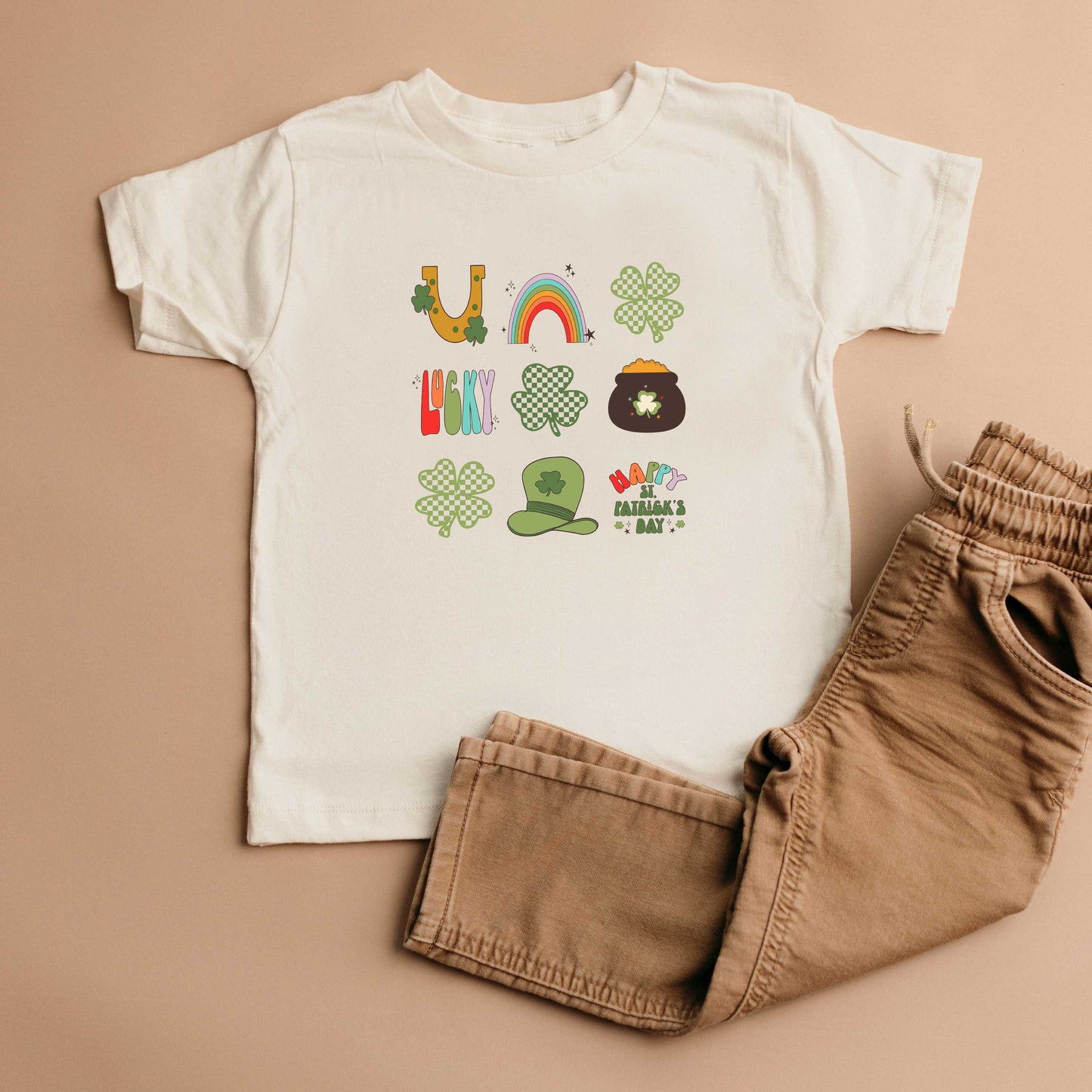 St. Patrick's Icons Chart | Toddler Short Sleeve Crew Neck