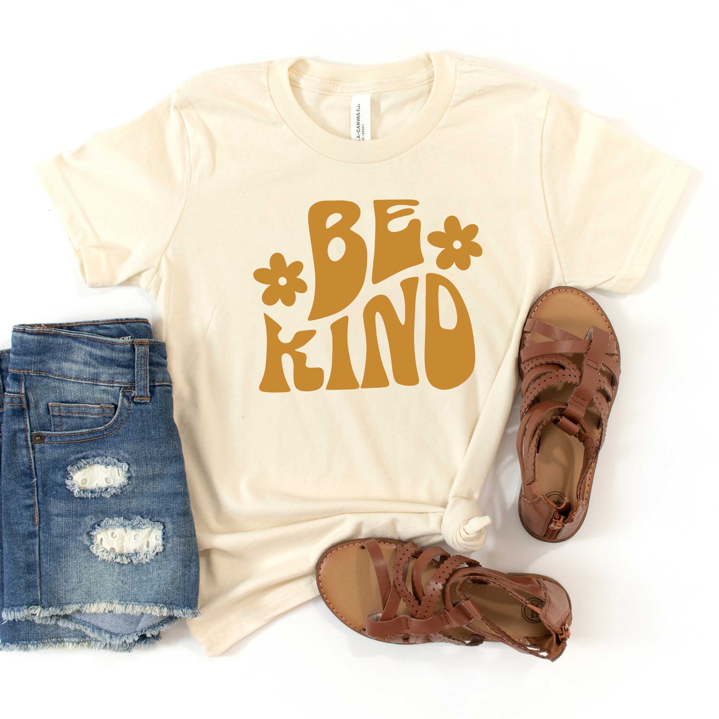 Be Kind Daisies | Youth Short Sleeve Crew Neck