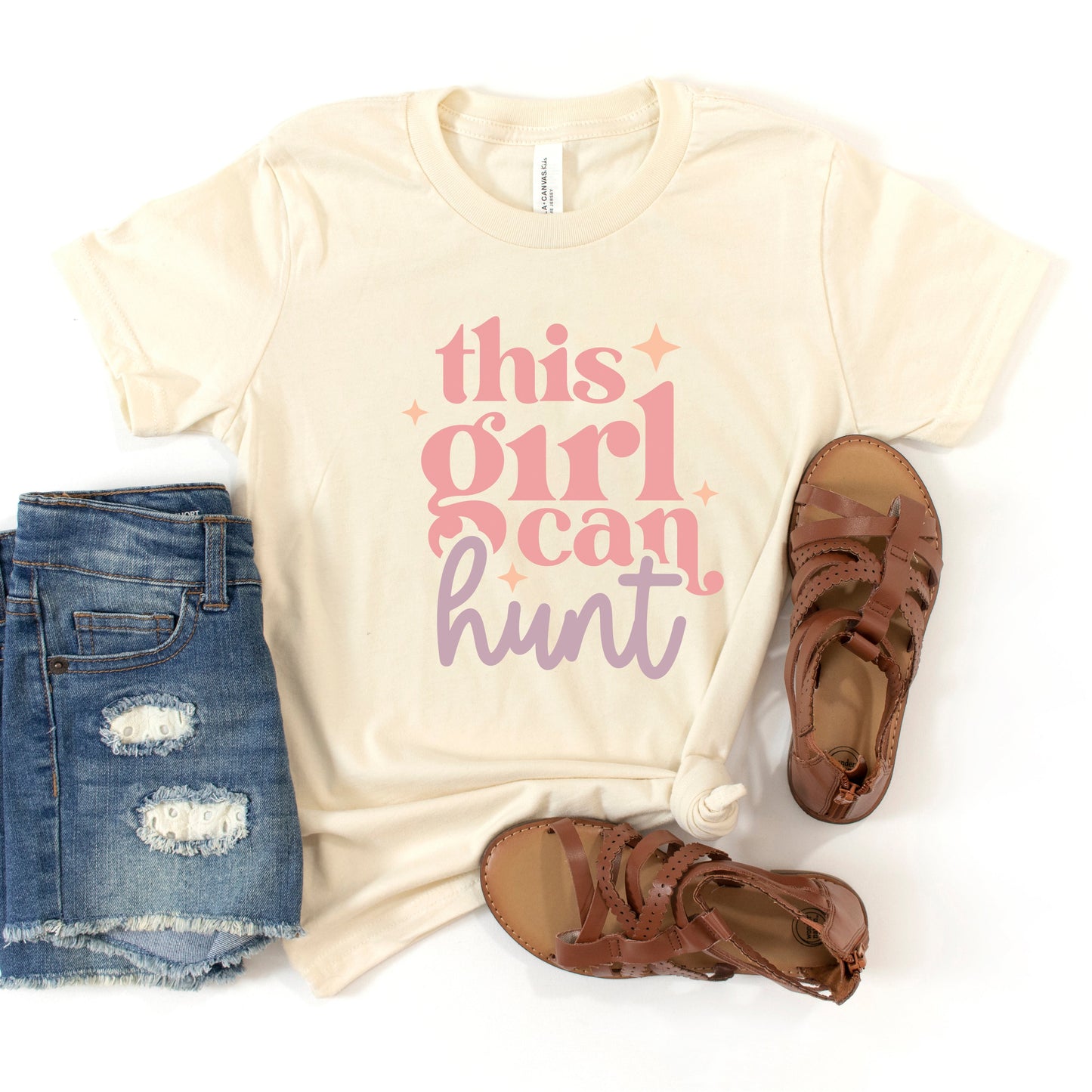 This Girl Can Hunt | Youth Short Sleeve Crew Neck