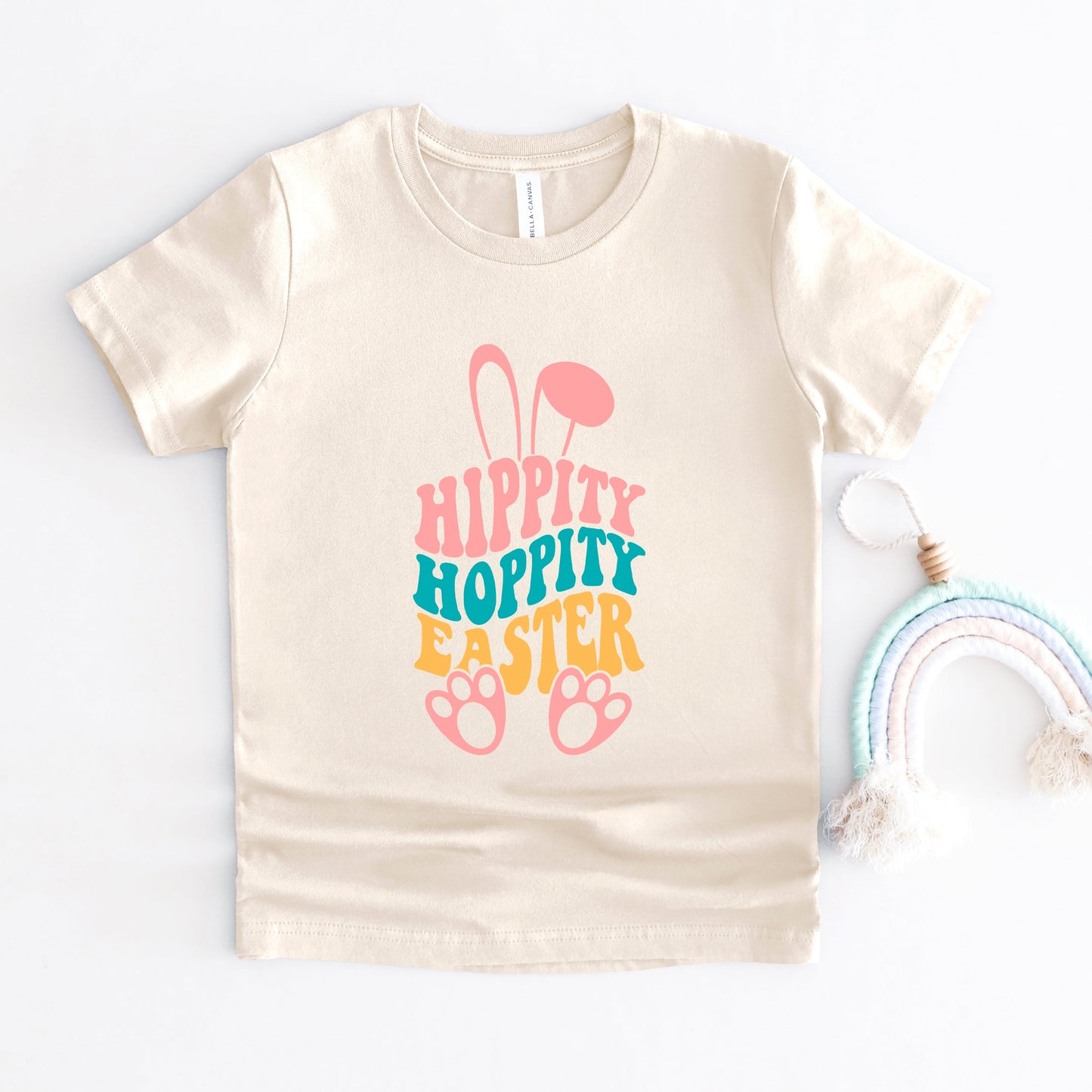 Hippity Hoppity Easter | Toddler Short Sleeve Crew Neck