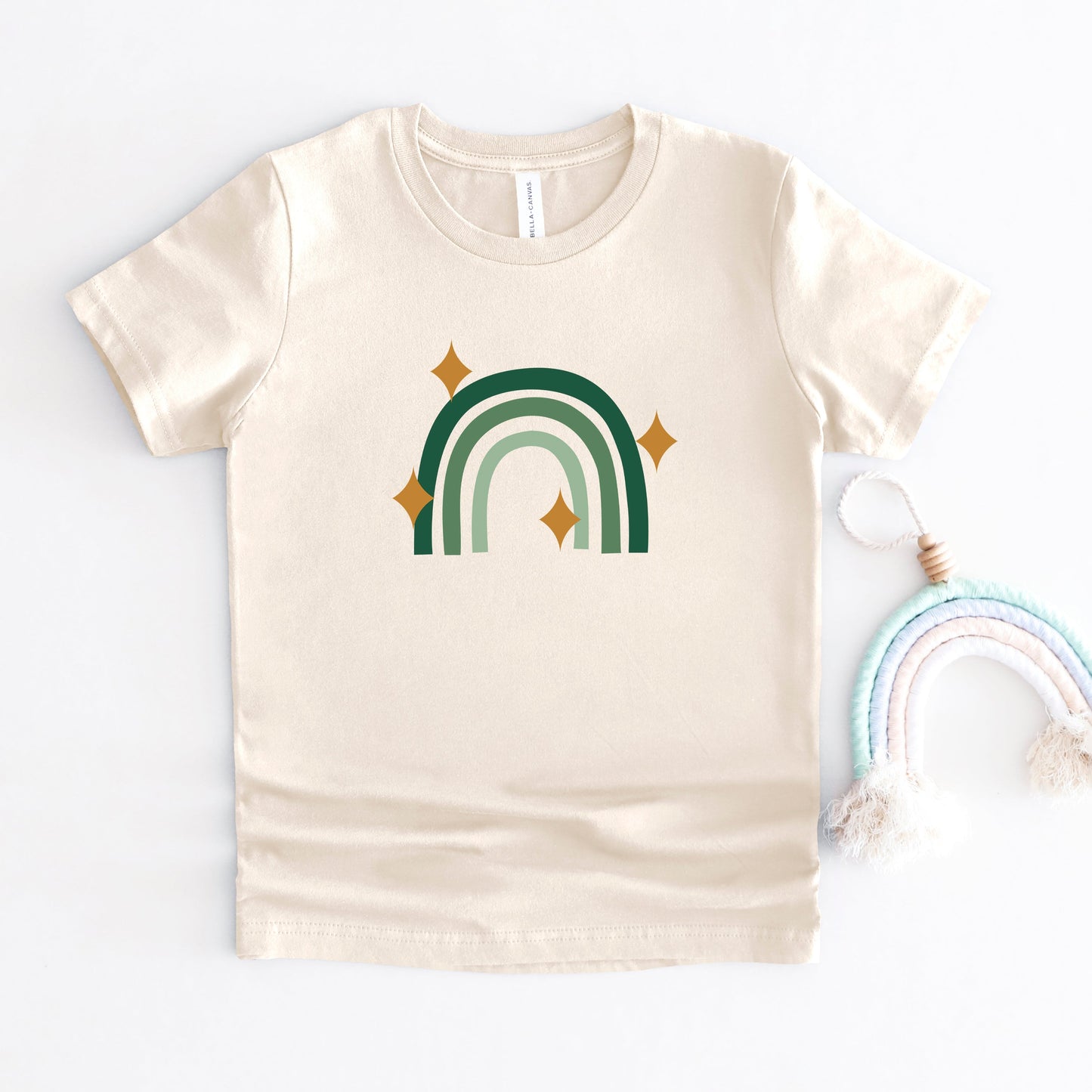 Lucky Rainbow Stars | Youth Short Sleeve Crew Neck