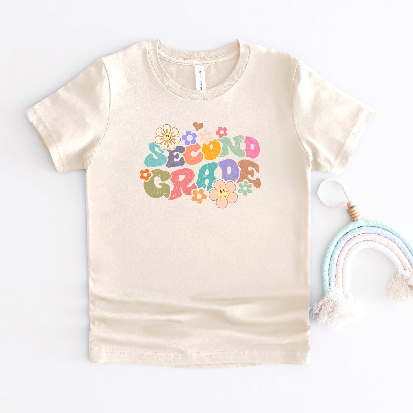 Second Grade Flowers | Youth Graphic Short Sleeve Tee