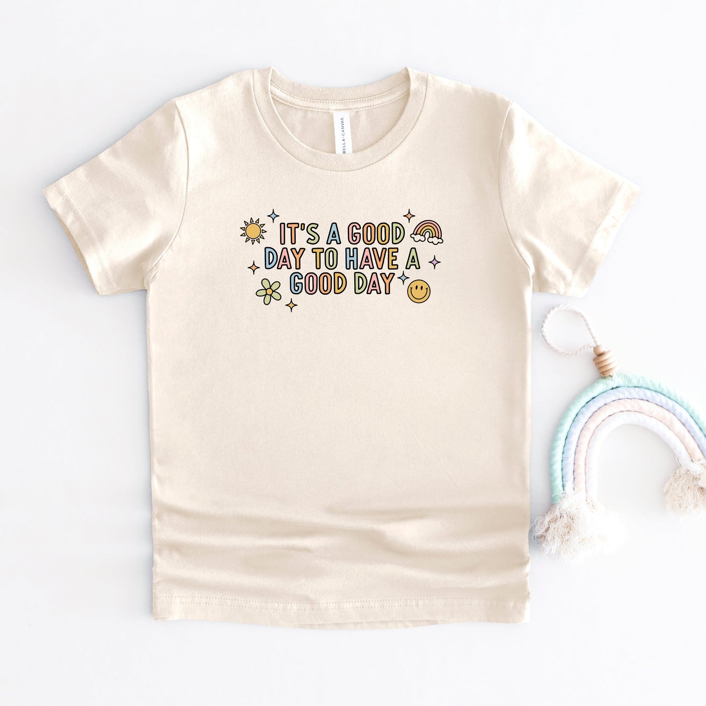 It's A Good Day To Have A Good Day Colorful | Youth Short Sleeve Crew Neck