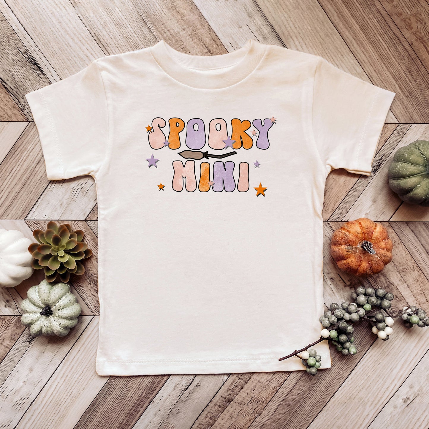 Spooky Mini Stars | Toddler Short Sleeve Crew Neck