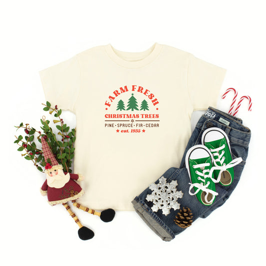 Farm Fresh Trees | Toddler Short Sleeve Crew Neck