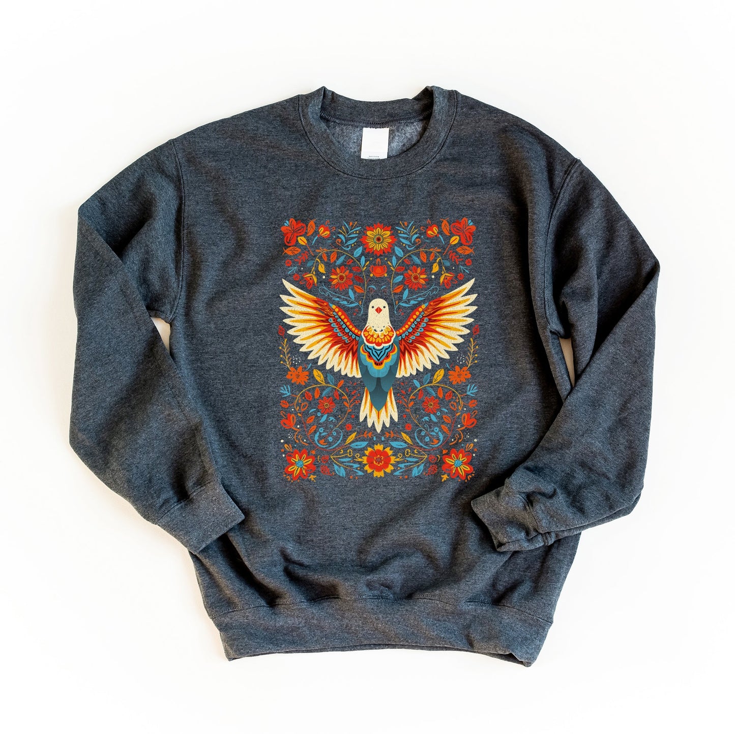 Holy Spirit Dove Floral| Graphic Sweatshirt