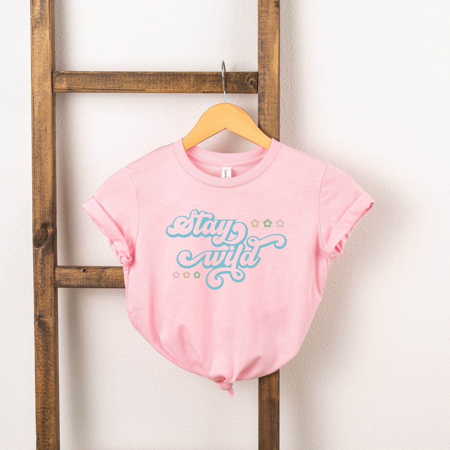 Stay Wild Retro | Toddler Short Sleeve Crew Neck