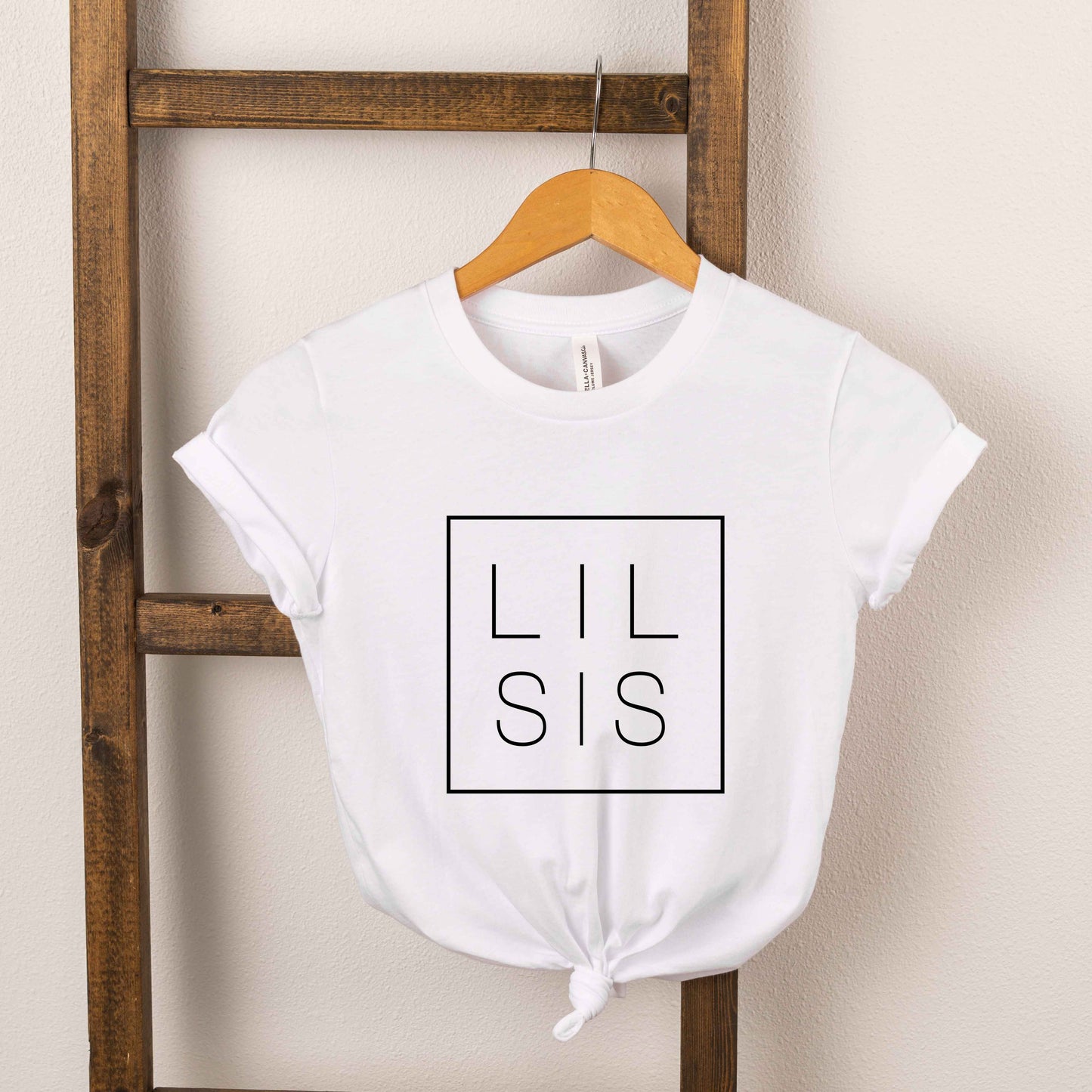 Lil Sis Square | Toddler Short Sleeve Crew Neck