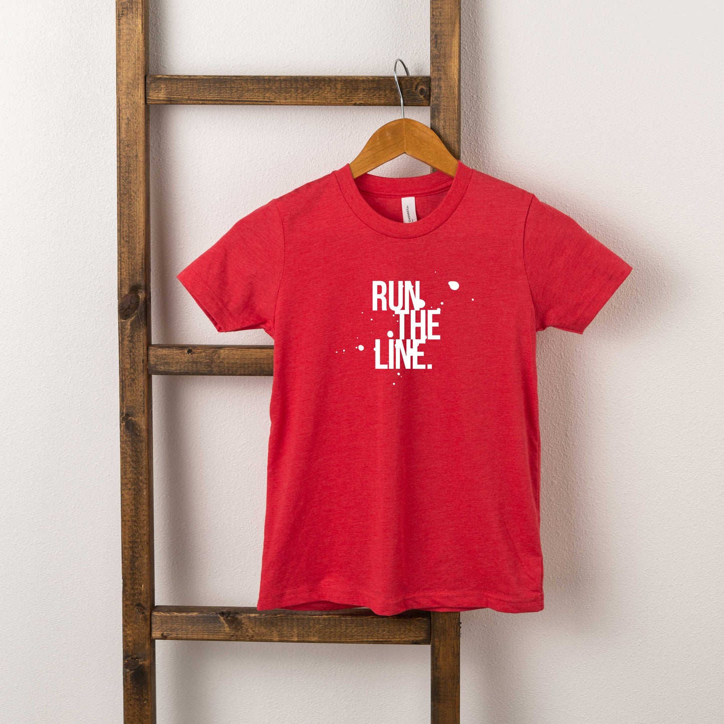 Run The Line | Toddler Short Sleeve Crew Neck