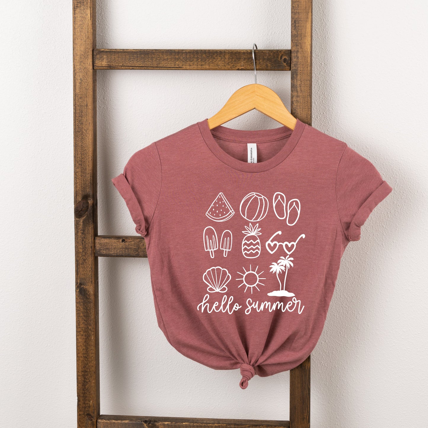 Hello Summer Chart | Toddler Short Sleeve Crew Neck