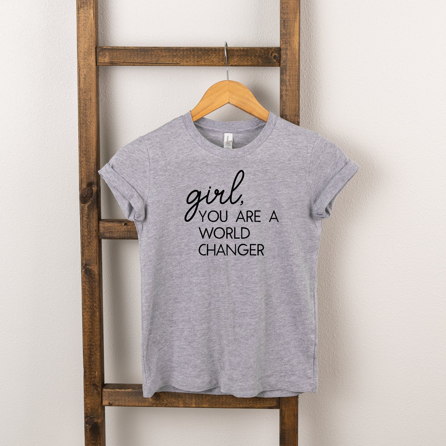 Girl World Changer | Toddler Short Sleeve Crew Neck