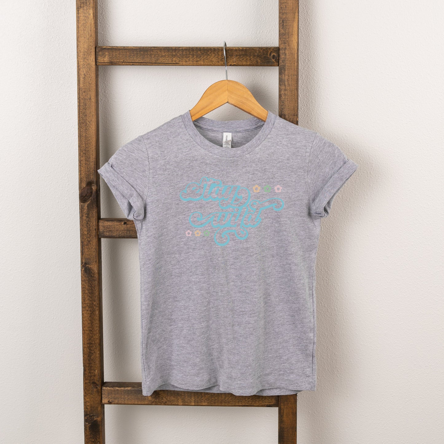 Stay Wild Retro | Toddler Short Sleeve Crew Neck