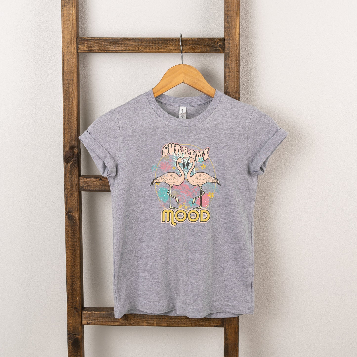 Current Mood Flamingos | Toddler Short Sleeve Crew Neck