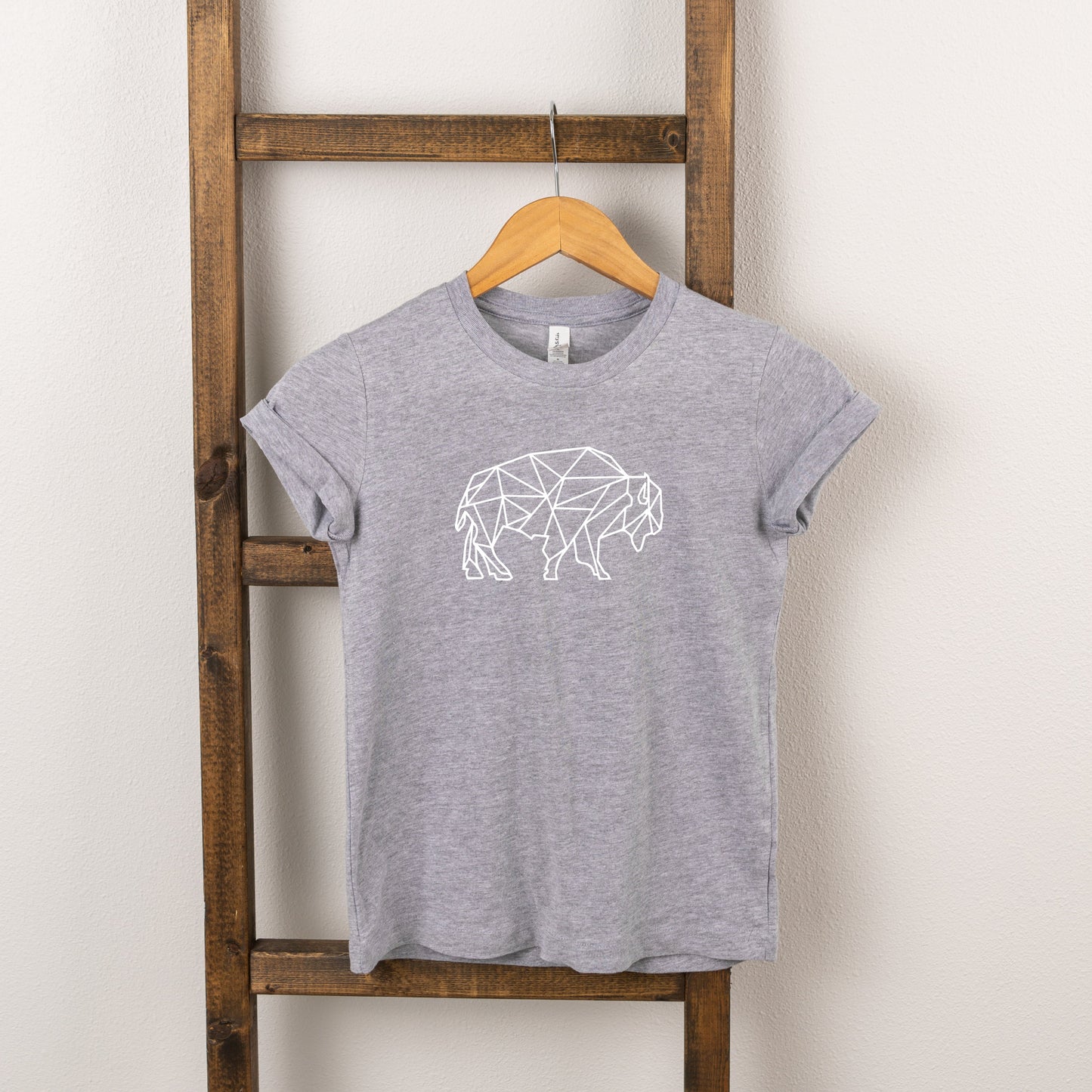 Geometric Buffalo | Toddler Short Sleeve Crew Neck