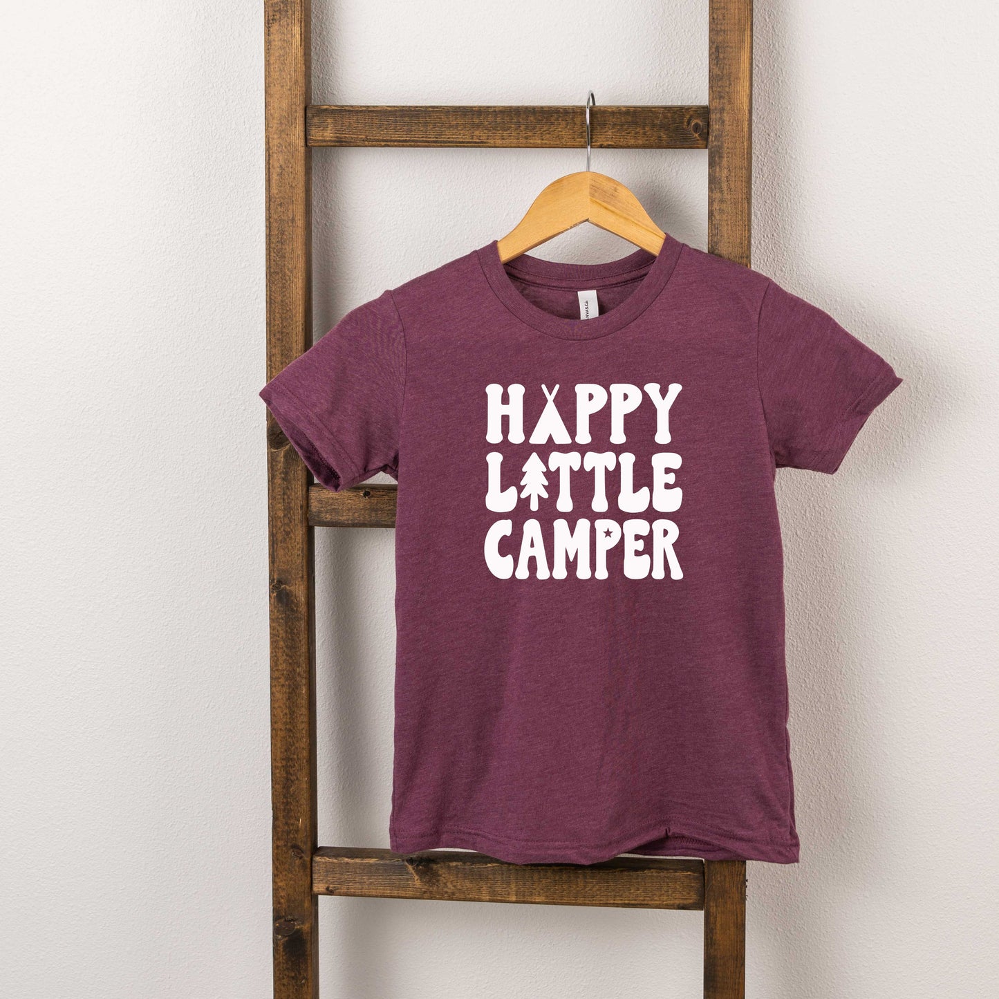 Happy Little Camper | Toddler Short Sleeve Crew Neck