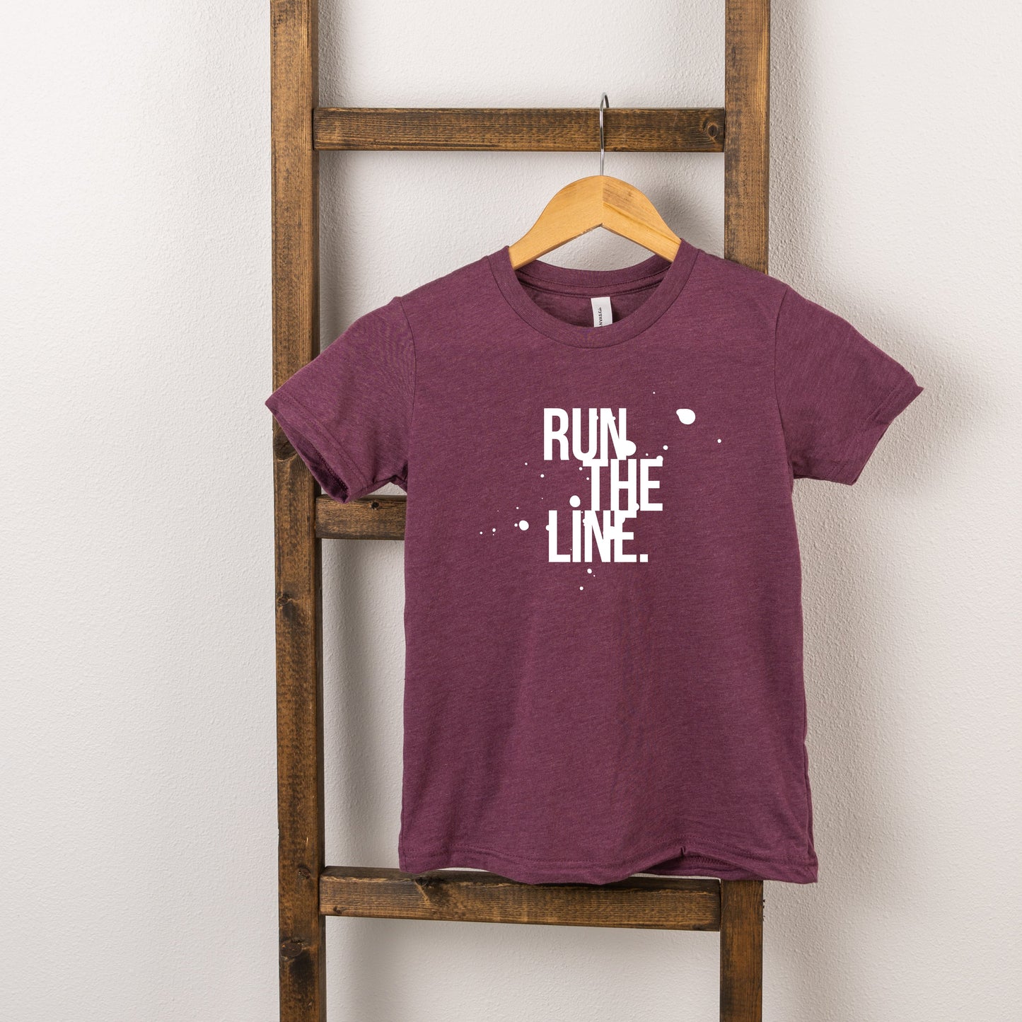 Run The Line | Toddler Short Sleeve Crew Neck