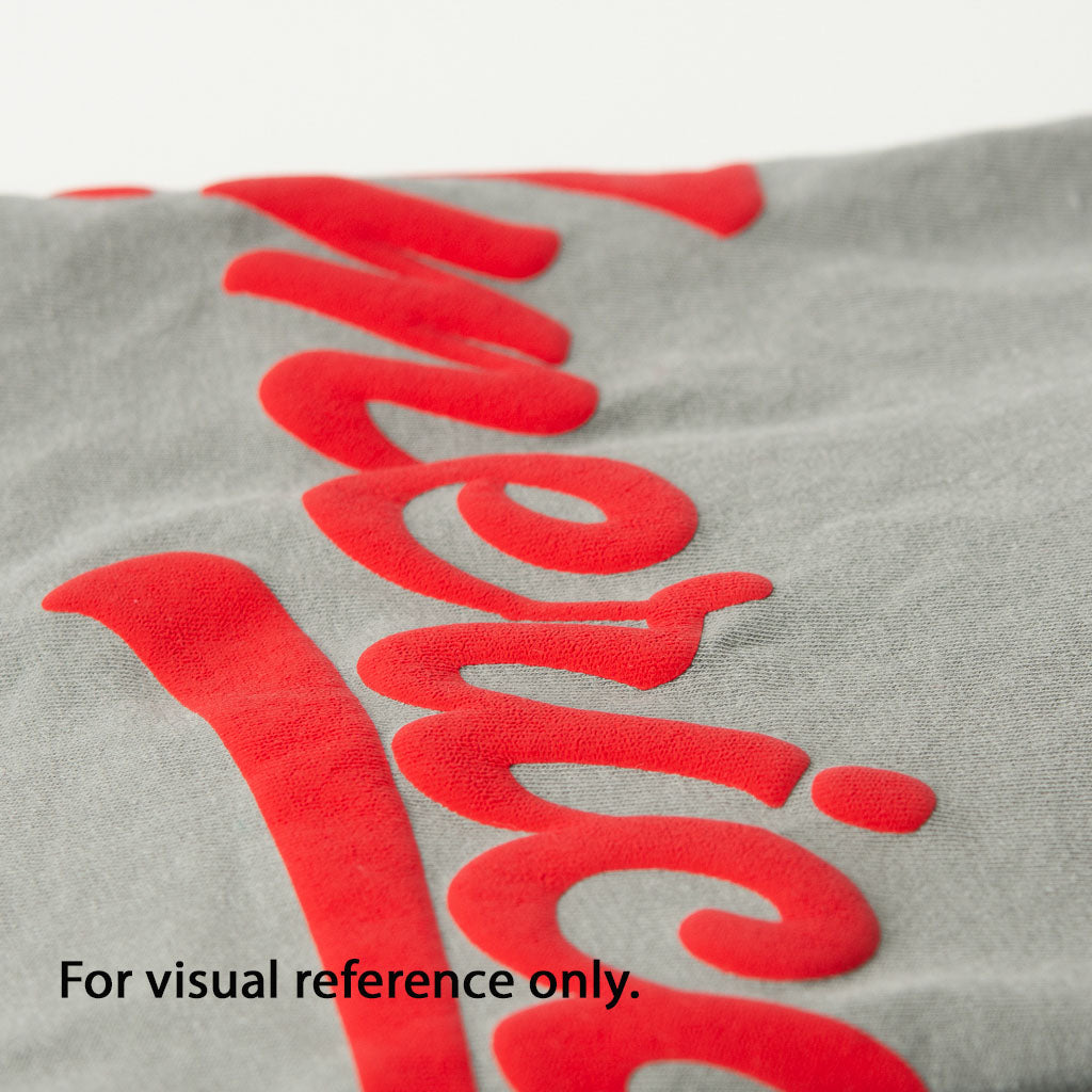 Stars and Stripes Slanted Cursive Puff Print | Short Sleeve Graphic Tee