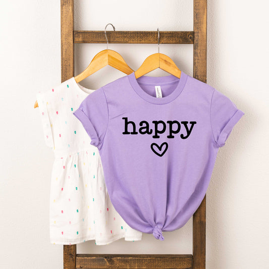 Happy Heart | Youth Short Sleeve Crew Neck